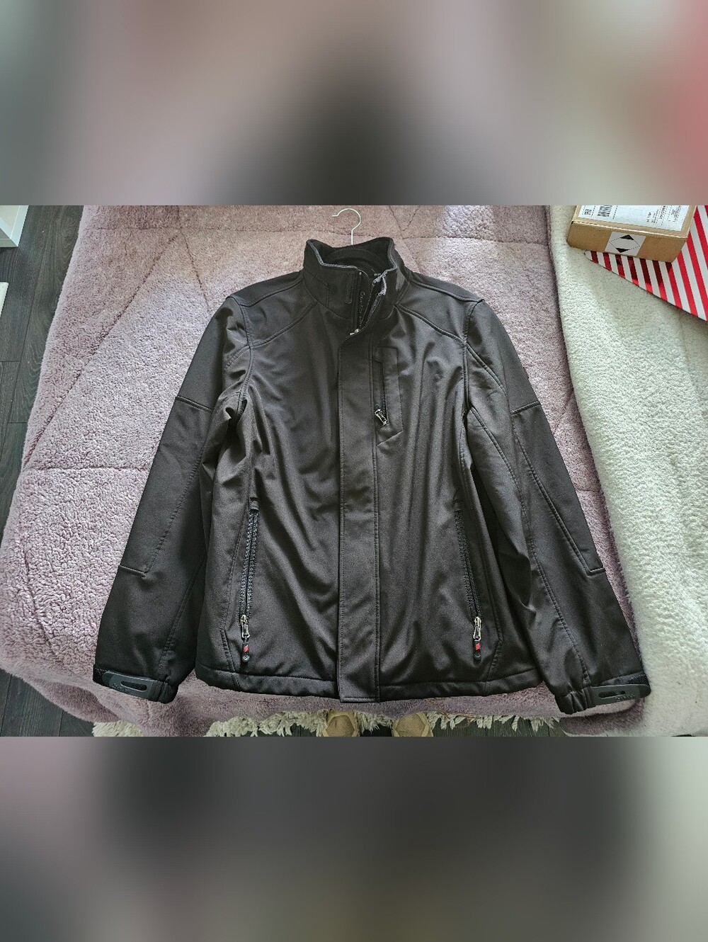 Men's Calvin Klein Black Water/Wind Resistant Jacket